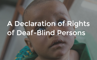 A Declaration of Rights of Deaf-Blind Persons
